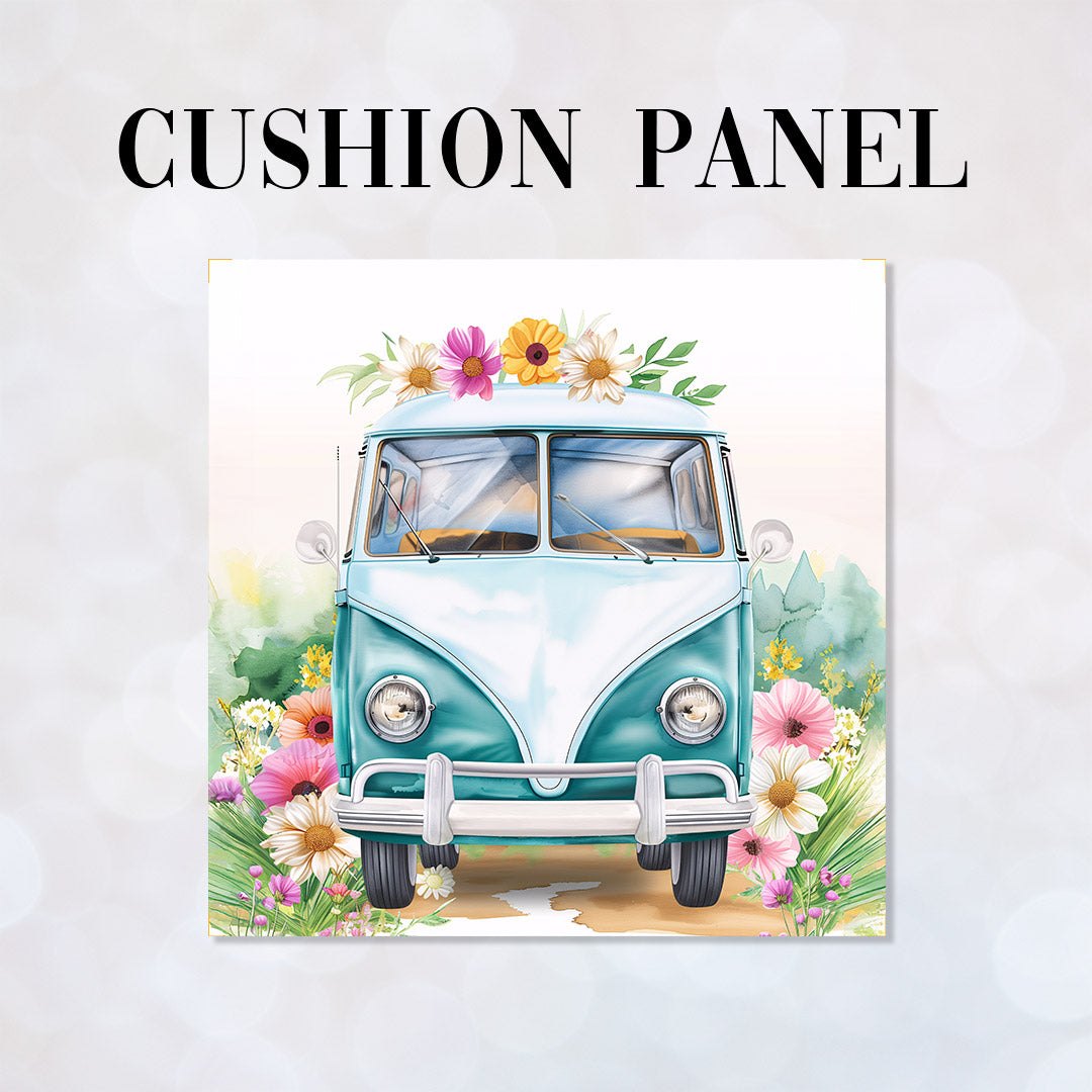 CUSHION Panel Floral Campervan 1 CP-947
