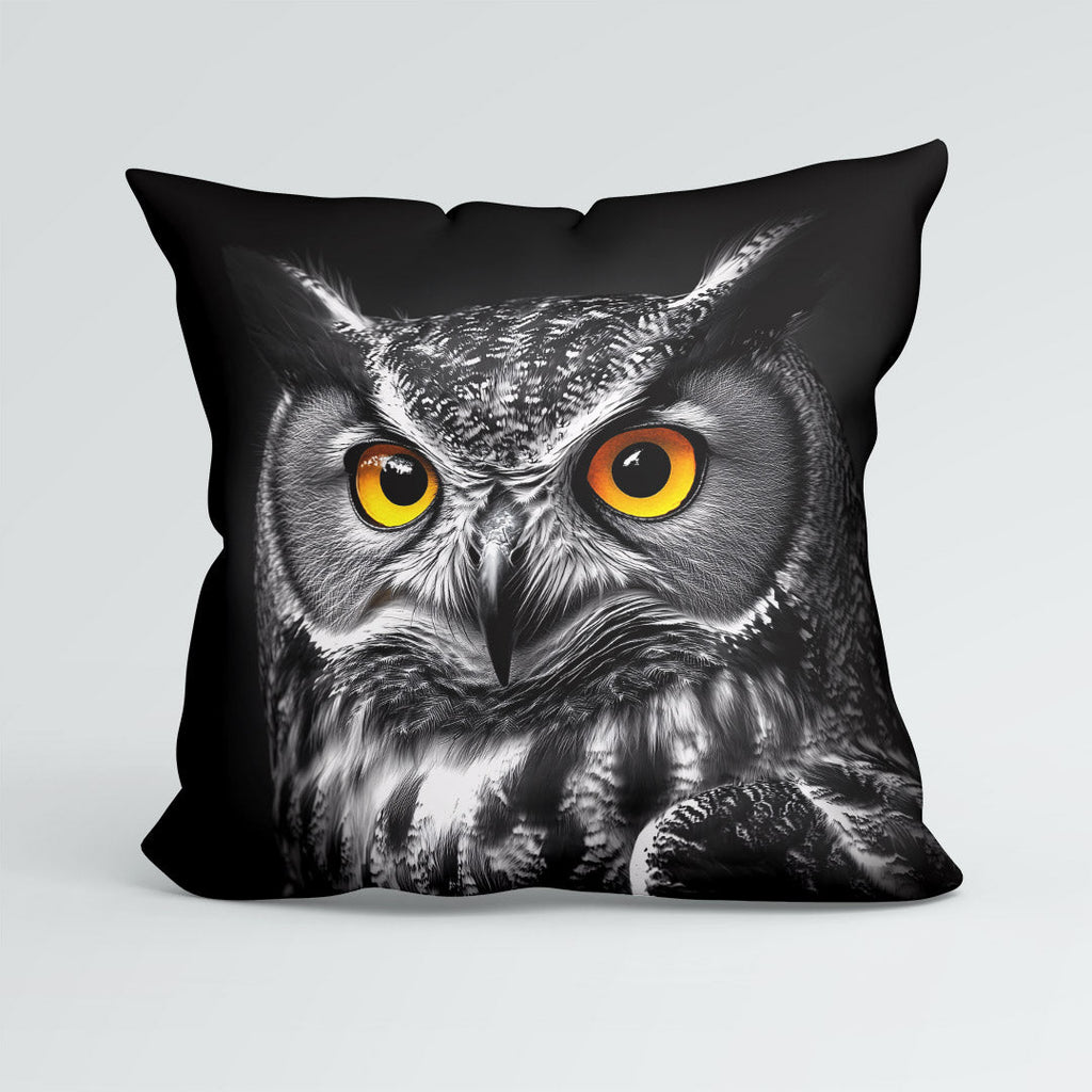 CUSHION Panel Owl Photo Portrait CP-951