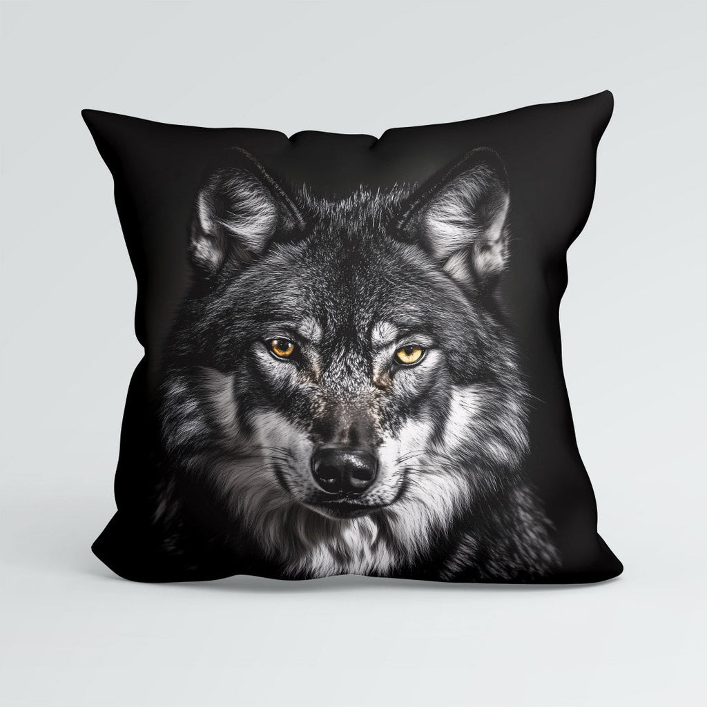 CUSHION Panel Wolf Photo Portrait CP-952