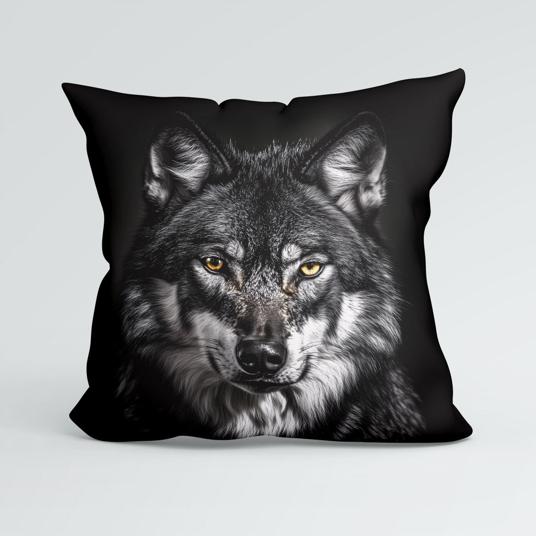 CUSHION Panel Wolf Photo Portrait CP-952