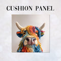 CUSHION Panel Woolly Cow CP-954