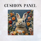 CUSHION Panel Floral Bunny CP-956