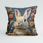 CUSHION Panel Floral Bunny CP-956