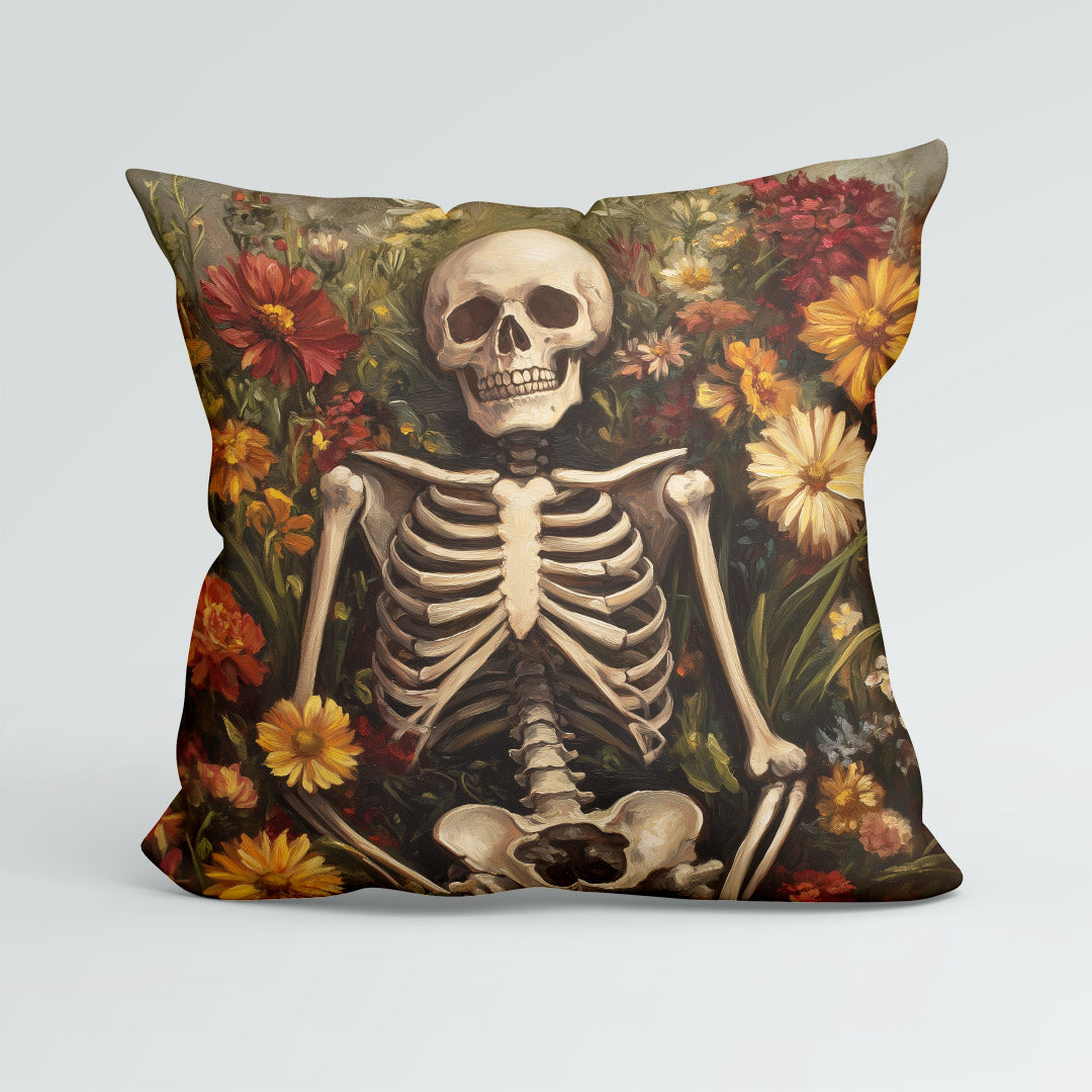 CUSHION Panel Skeleton in Bloom CP-962