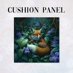 CUSHION Panel Sleeping Fox CP-967