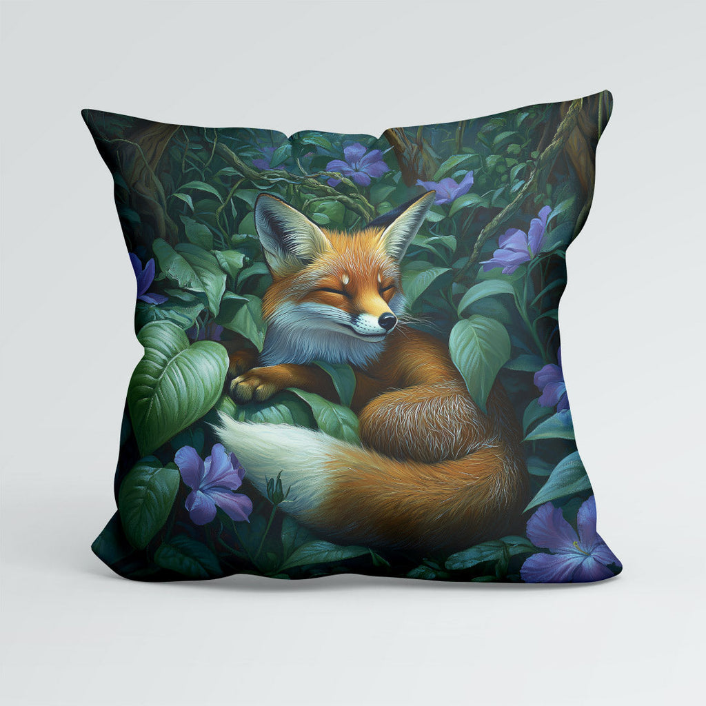 CUSHION Panel Sleeping Fox CP-967