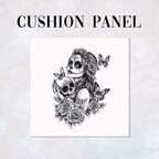 CUSHION Panel Day of The Dead Tattoo 1 CP-980