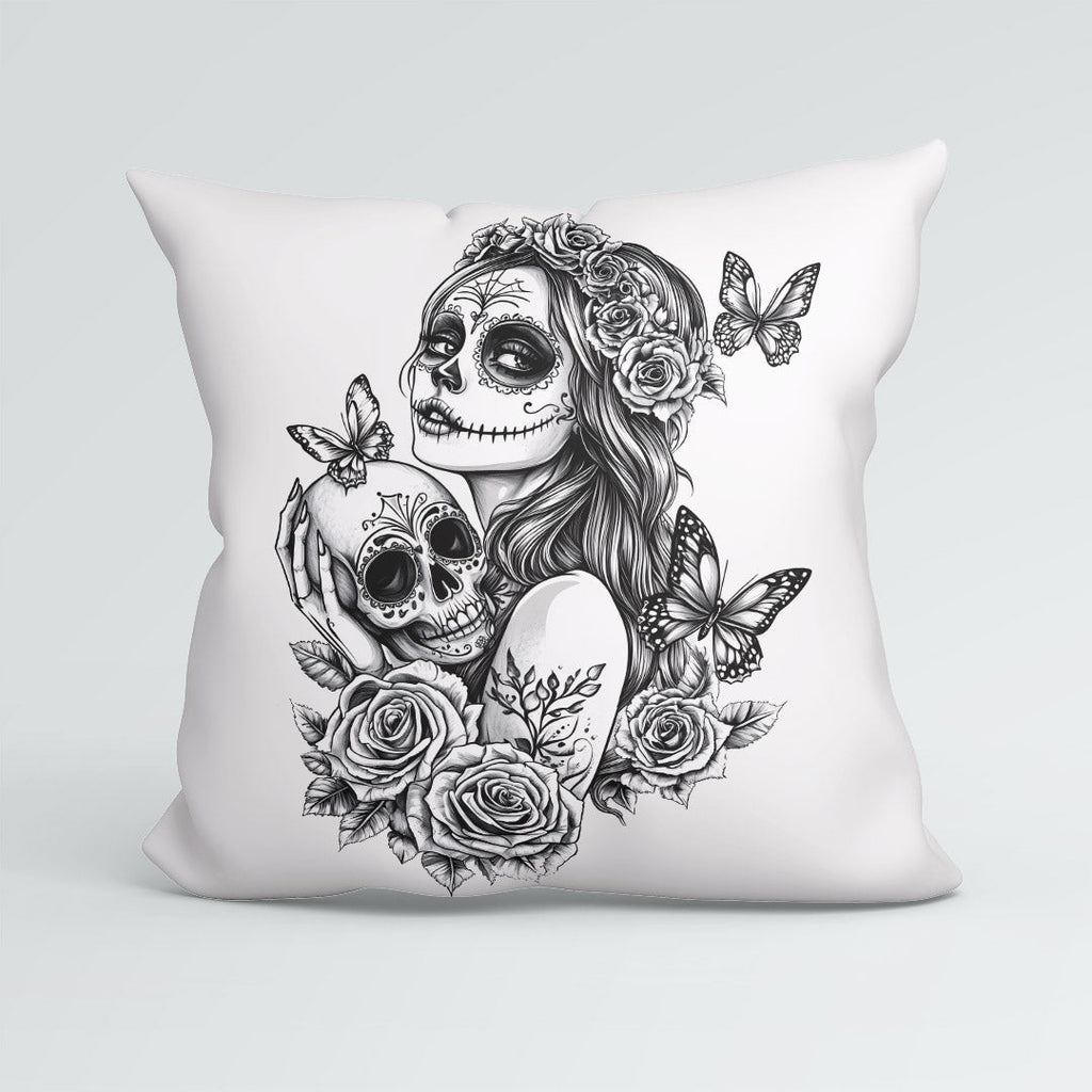 CUSHION Panel Day of The Dead Tattoo 1 CP-980