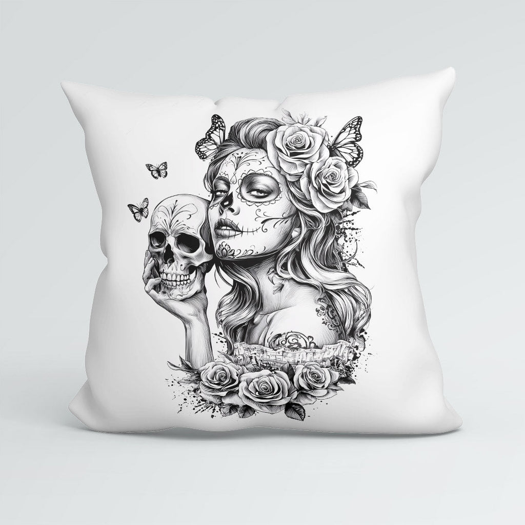 CUSHION Panel Day of The Dead Tattoo 2 CP-981