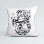 CUSHION Panel Day of The Dead Tattoo 2 CP-981