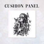 CUSHION Panel Day of The Dead Tattoo 3 CP-982