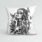 CUSHION Panel Day of The Dead Tattoo 3 CP-982