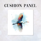 CUSHION Panel Watercolour Storks CP-984
