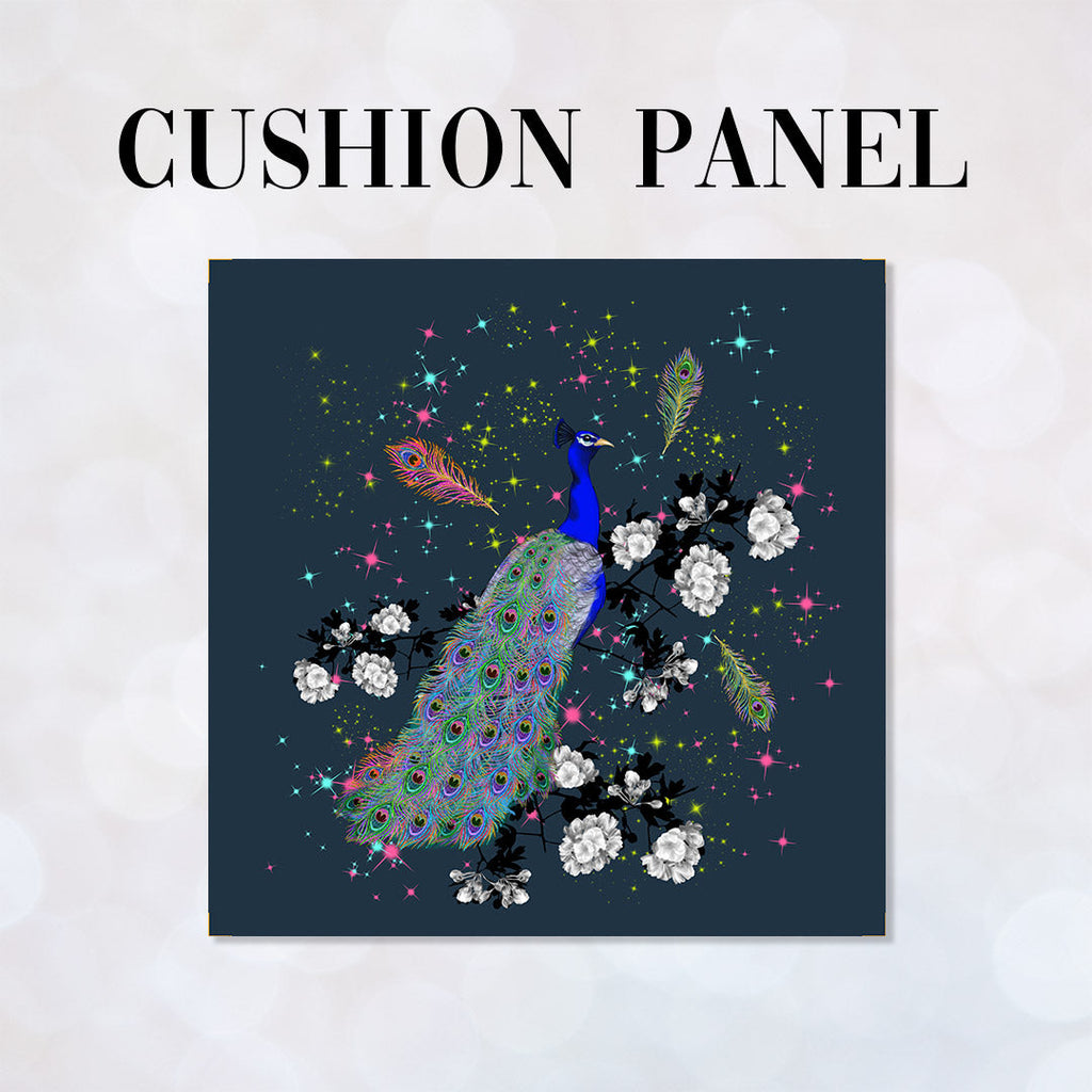 CUSHION Panel Beautiful Peacock CP-1064