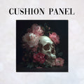 CUSHION Panel Peony Skull CP-993