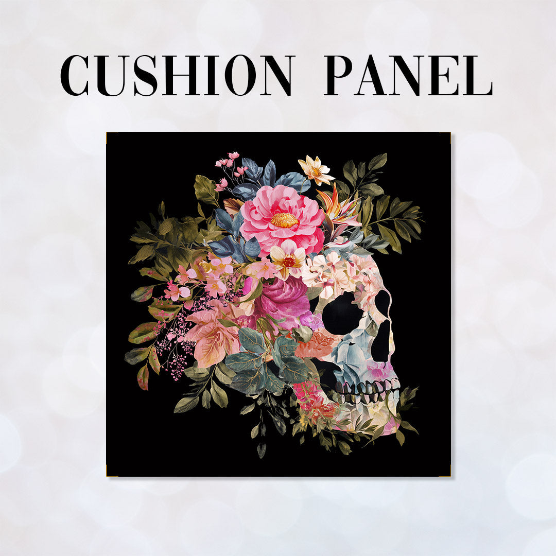 CUSHION Panel Bohemian Skull CP-996