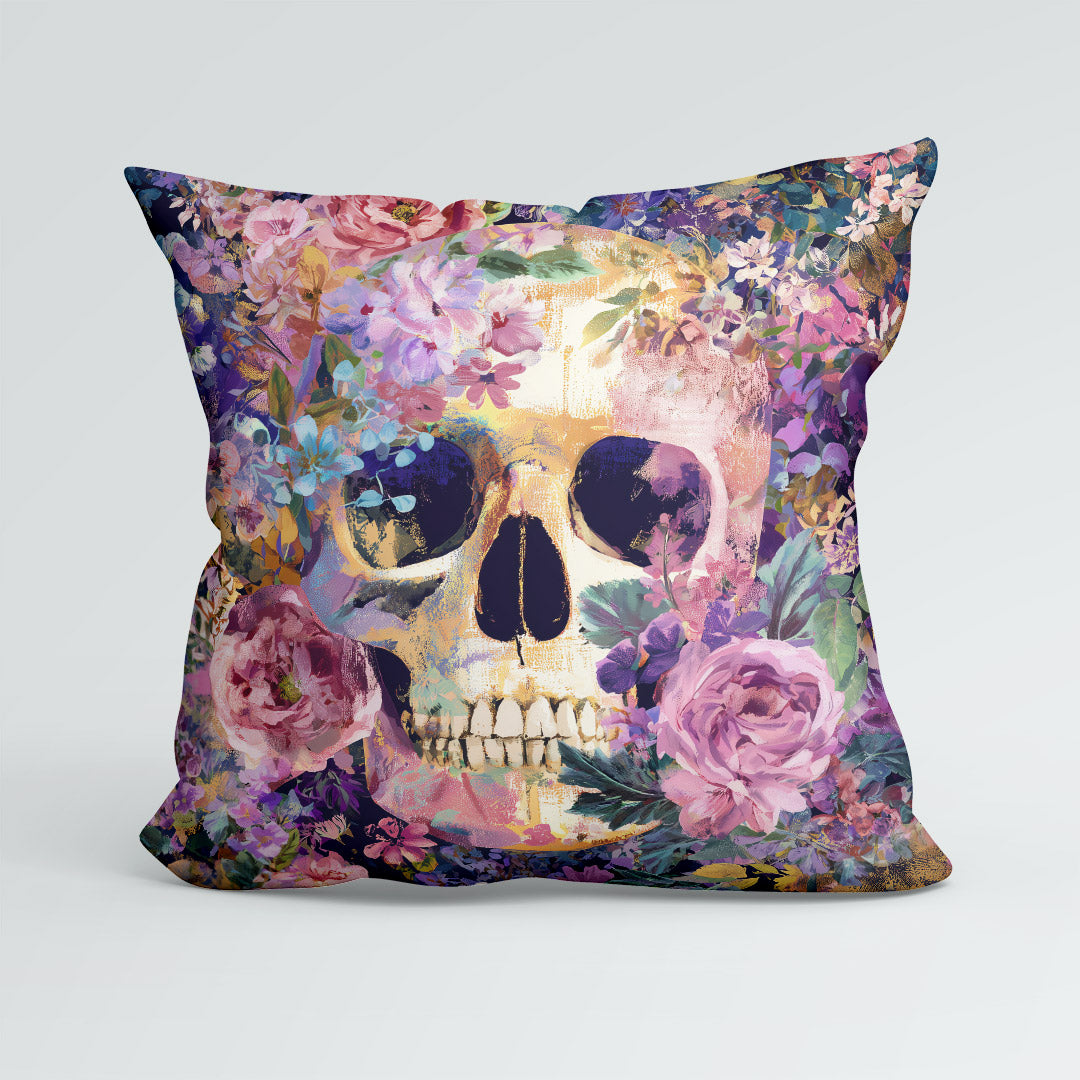 CUSHION Panel Eternal Bloom Skull CP-997