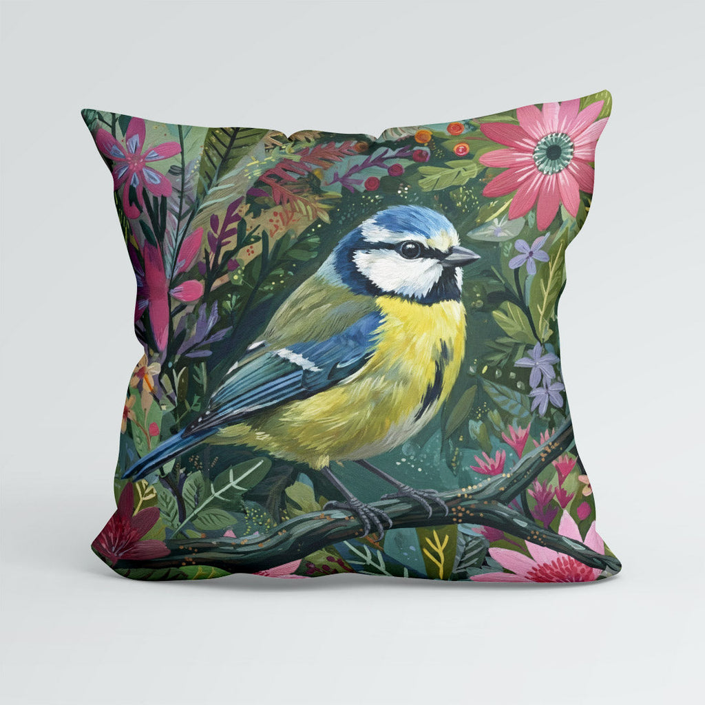 CUSHION Panel Blue Tit CP-1073