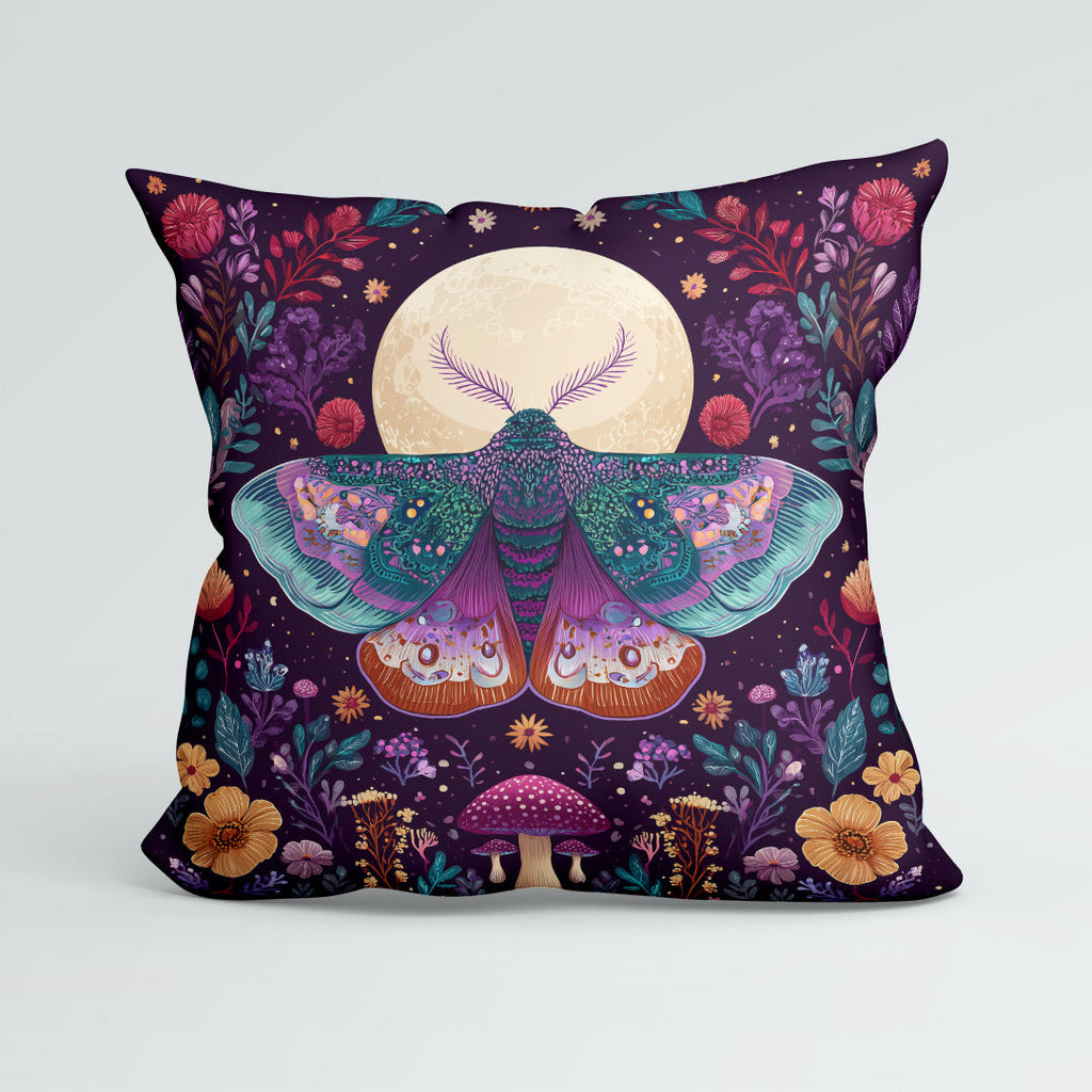 CUSHION Panel Lunar Moth Garden CP-999