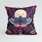 CUSHION Panel Lunar Moth Garden CP-999