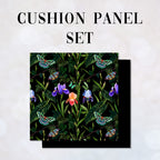 CUSHION Panel SET Garden of Eden Black CS-1-SET