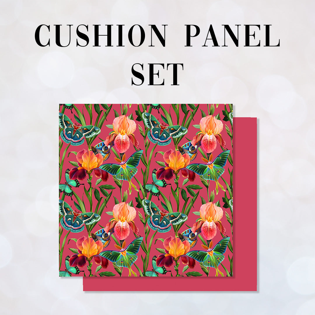 CUSHION Panel SET Garden of Eden Pink CS-10-SET