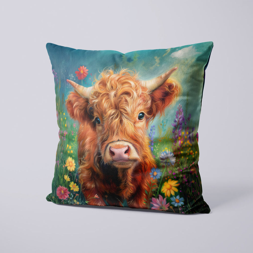 CUSHION Panel SET Highland Cow CS-1029-SET