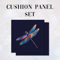 CUSHION Panel SET Colourful Dragonfly CS-1033-SET