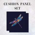 CUSHION Panel SET Colourful Dragonfly CS-1033-SET