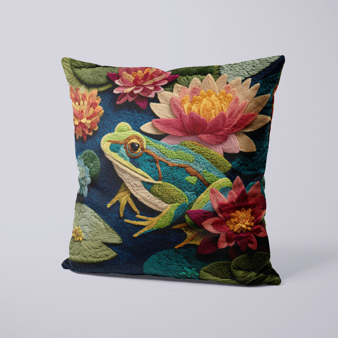 CUSHION Panel SET Stitched Frog CS-1041-SET