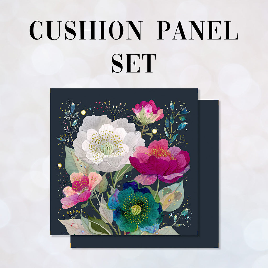 CUSHION Panel SET Floral Twilight CS-1044-SET