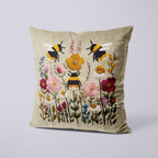 CUSHION Panel SET Bees on Linen CS-1055-SET