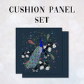 CUSHION Panel SET Beautiful Peacock CS-1064-SET