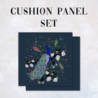 CUSHION Panel SET Beautiful Peacock CS-1064-SET