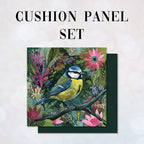 CUSHION Panel SET Blue Tit CS-1073-SET