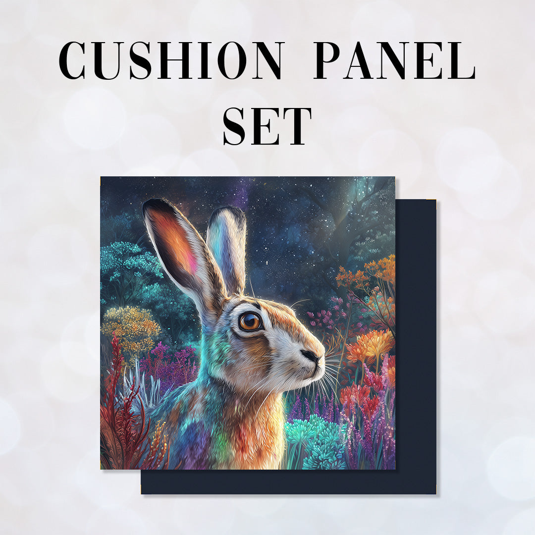 CUSHION Panel SET Colourful Hare CS-1080-SET