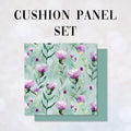 CUSHION Panel SET Thistles and Bees CS-12-SET