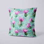 CUSHION Panel SET Thistles on Mint CS-13-SET