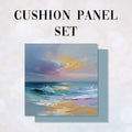 CUSHION Panel SET Tranquil Sunset Shore 3 CS-1352-SET