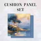 CUSHION Panel SET Tranquil Lakeside 1 CS-1353-SET