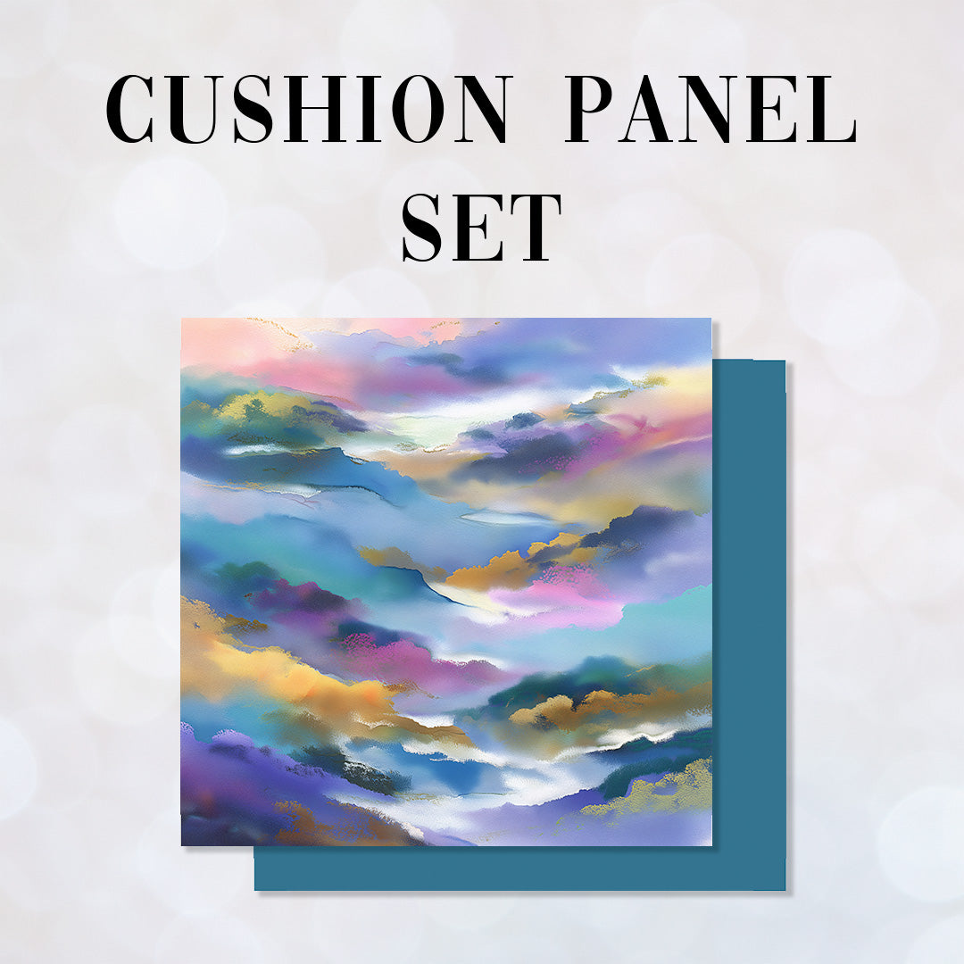 CUSHION Panel SET Tranquil Misty Hills 2 CS-1358-SET