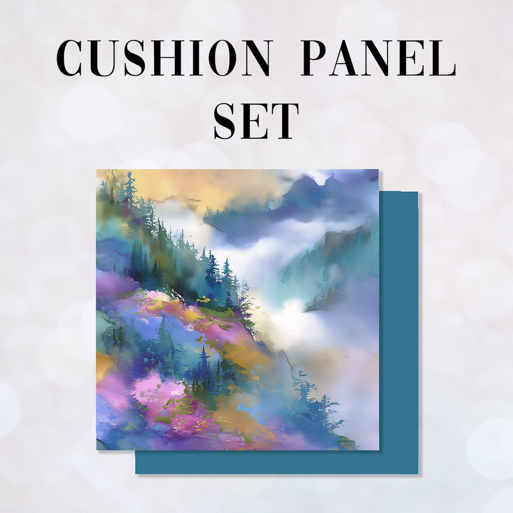 CUSHION Panel SET Tranquil Misty Hills 3 CS-1359-SET