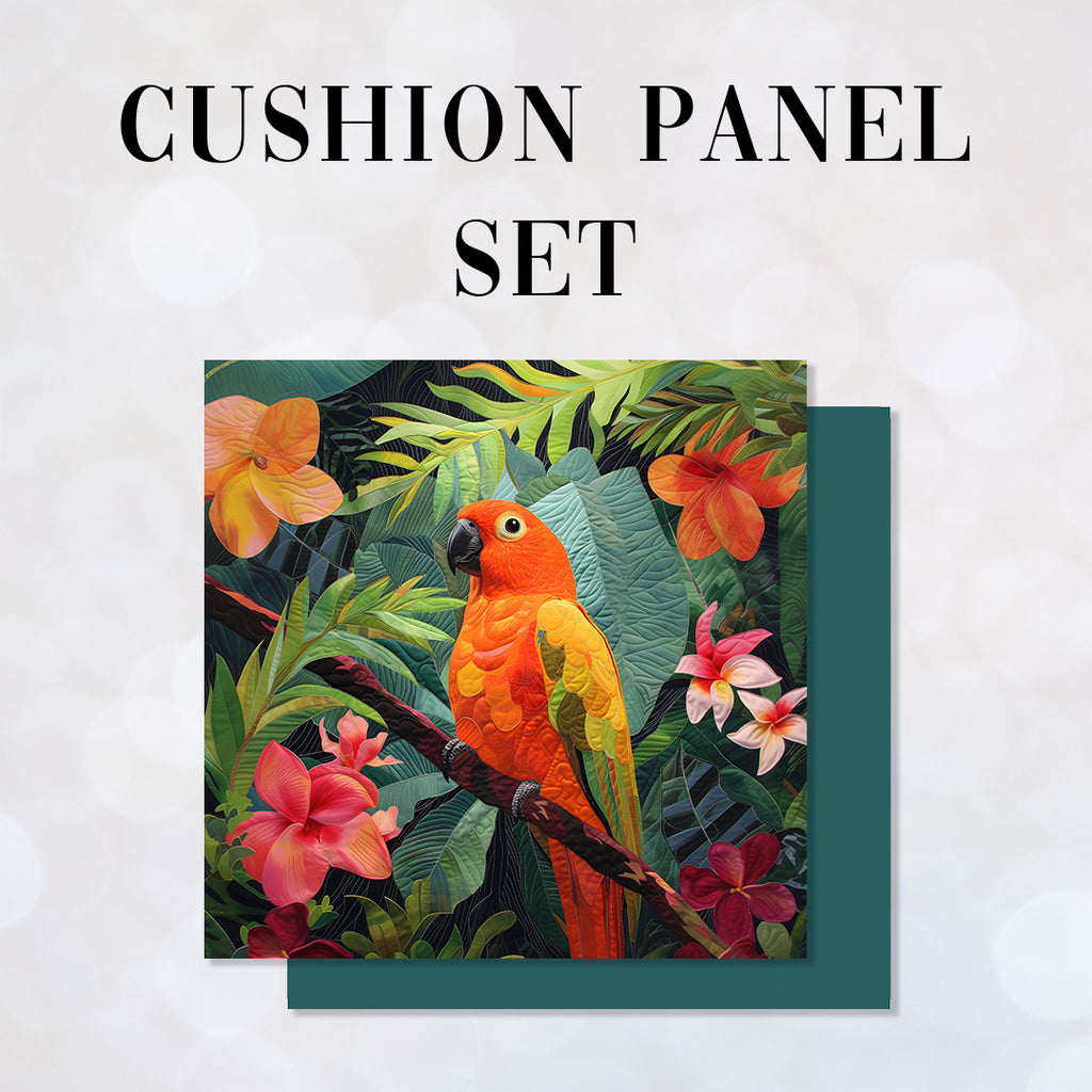 CUSHION Panel SET Tropical Parrot CS-14-SET