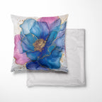 CUSHION Panel SET Abstract Ink Flowers 1 CS-150-SET