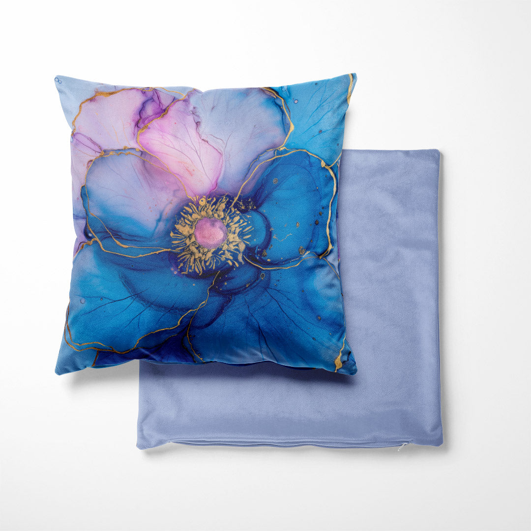 CUSHION Panel SET Abstract Ink Flowers 3 CS-154-SET