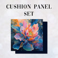 CUSHION Panel SET Floral Fantasia Cosmic CS-181-SET
