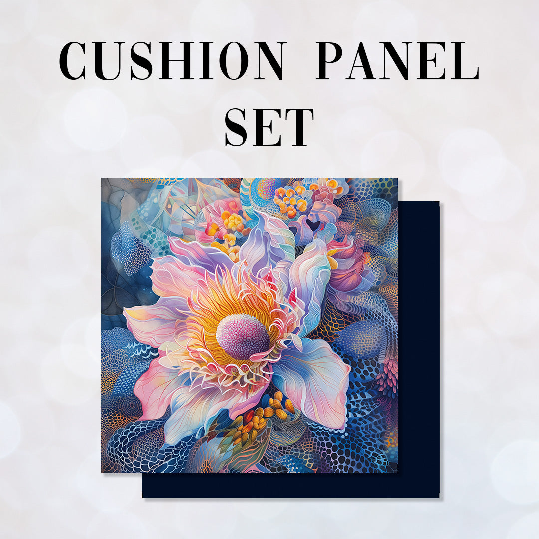 CUSHION Panel SET Fantasia Spectrum Florale CS-186-SET