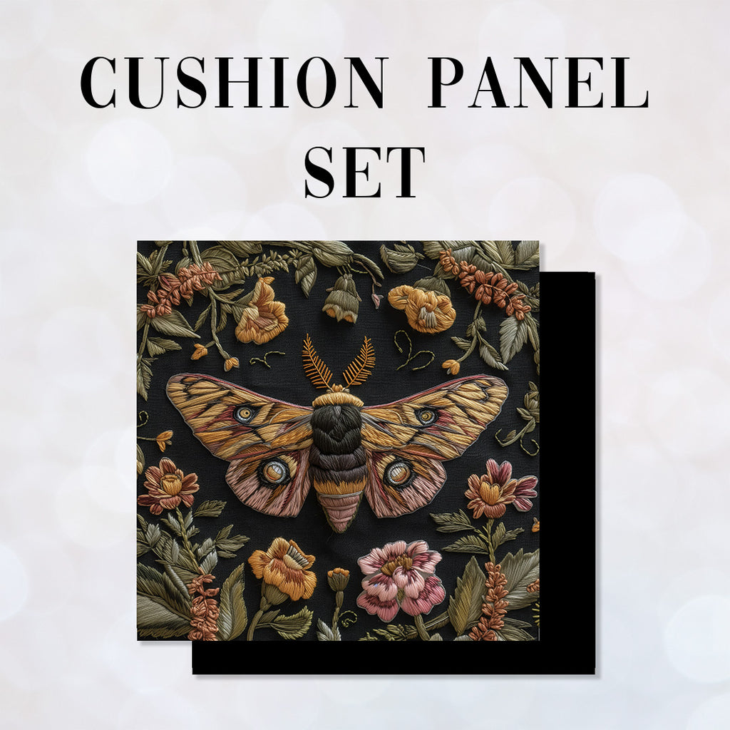 CUSHION Panel SET Garden Moth CS-199-SET