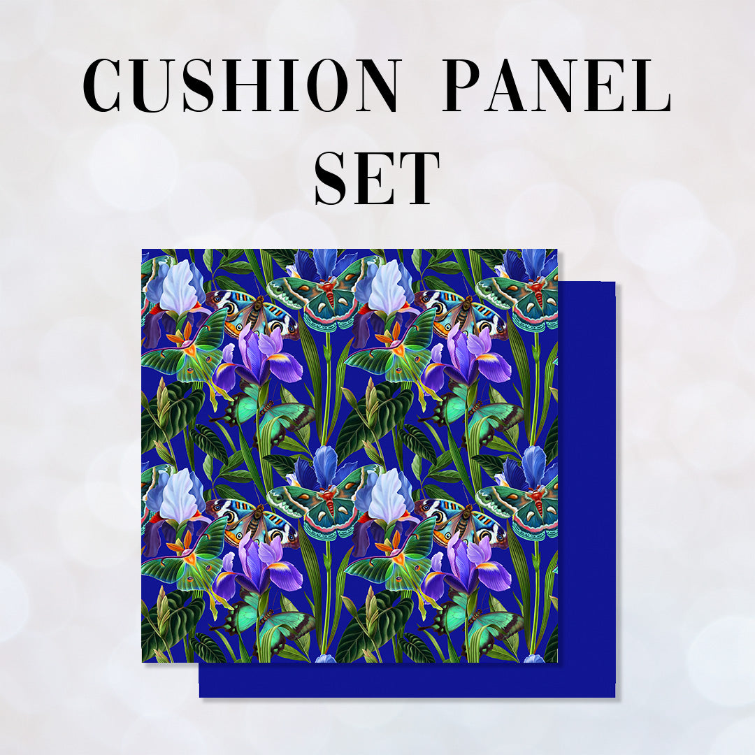 CUSHION Panel SET Garden of Eden Blue CS-2-SET