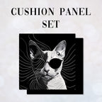 CUSHION Panel SET Chic Cat CS-260-SET